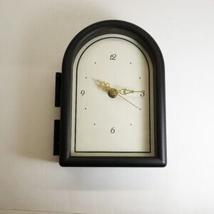 NIP! Foldable Retro Picture Frame Clock Black Nostalgia